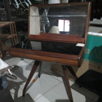 Antique-mirrored-glass-top-bar-desk. R1800