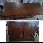 French-dresser-Tortoise-shell-wood-cupboard. R3500